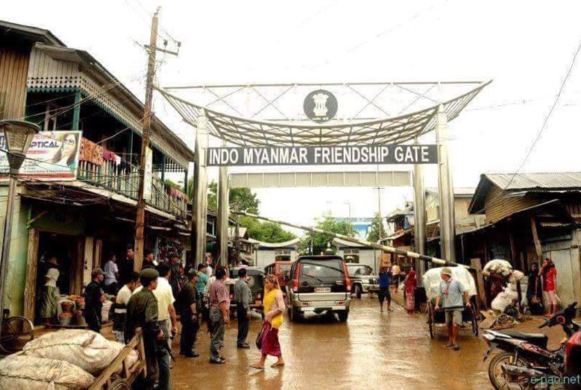 View of the Tamu-Moreh border checkpoint on the Myanmar-India border, which opened in 2019. (Photo-Ko Su Than)