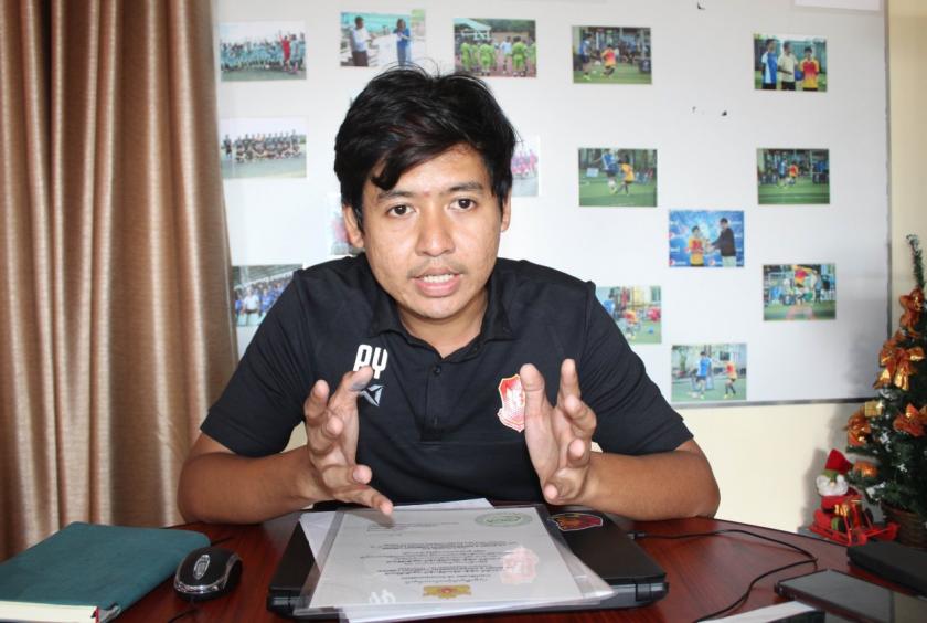Aung Ye Maung Maung, managing director of LA Sports and Entertainment Co