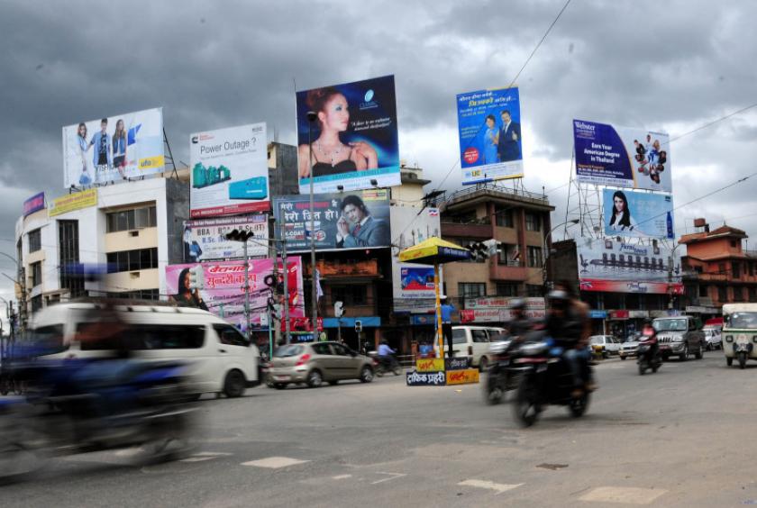 Haphazardly installed hoarding boards, pamphlets and posters have sullied the aesthetics of the Capital.