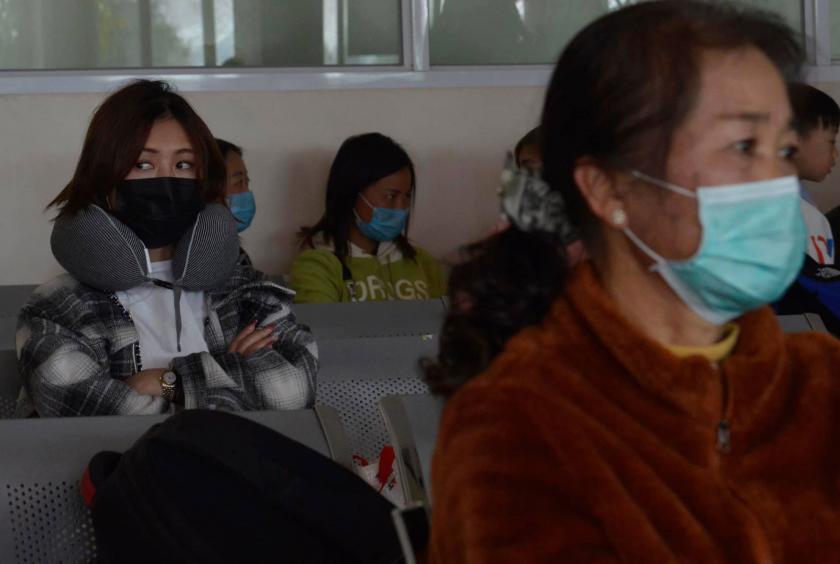Passengers arriving at Lashio Airport in Shan State (North). Photo-Tun Nay Hlaing (Naungpein) 