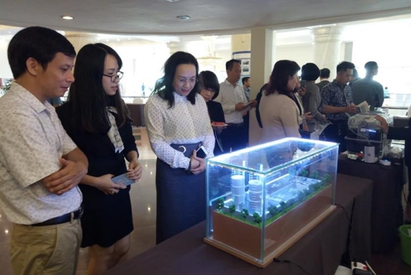A model of a wastewater treatment system that could be installed on cruise ships in Hạ Long Bay and the Cát Bà Archipelago. — Photo courtesy of the IUCN