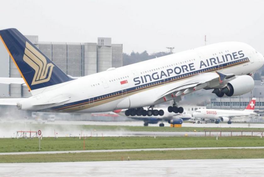 SIA Group has declared an interim dividend of eight Singapore cents per share, same as the previous corresponding period, to be paid on Nov 27.PHOTO: REUTERS