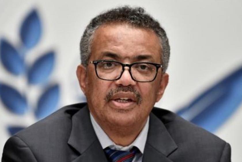 World Health Organization (WHO) Director-General Tedros Adhanom Ghebreyesus. File photo: Fabrice Coffrini/ Pool via Reuters