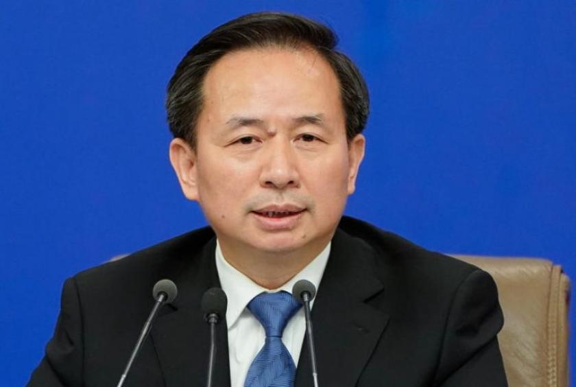 China's Environment Minister Li Ganjie said on March 11 that local government officials that ease the enforcement of environmental regulations for "temporary gain" will be punished.PHOTO: EPA-EFE
