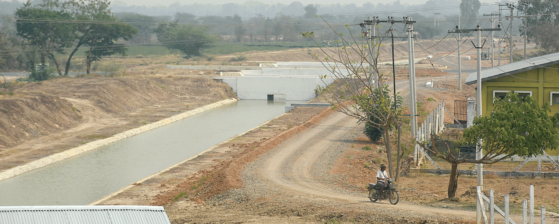 Pyawt Ywar River Pumping Project site’s station 