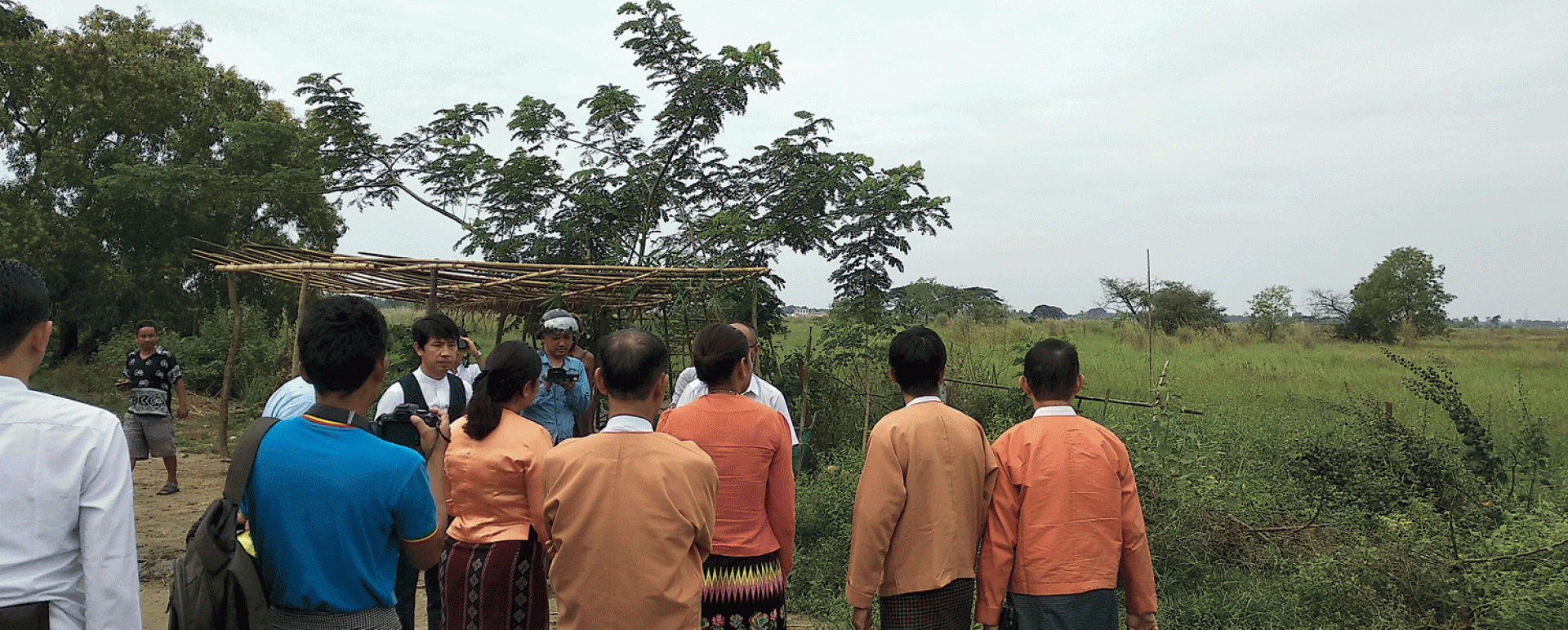 MPs inspect chosen project site last year. (Photo-Hsan Htoo Aung)