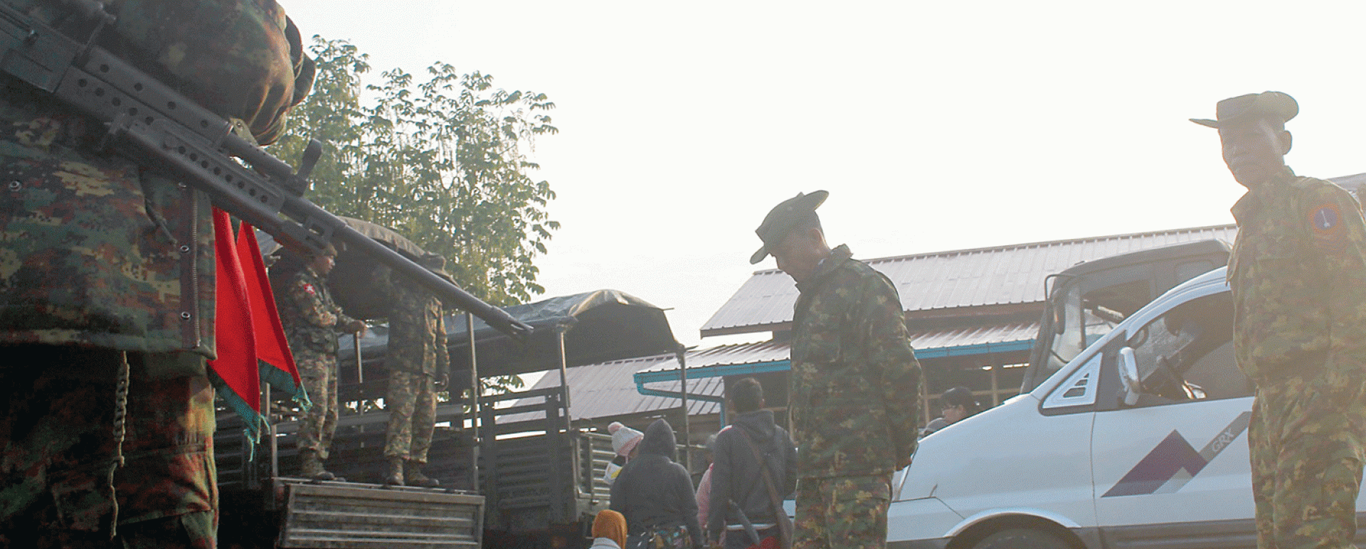 The northern command brings the returnees from Mongnar refugee Camp (RC)
