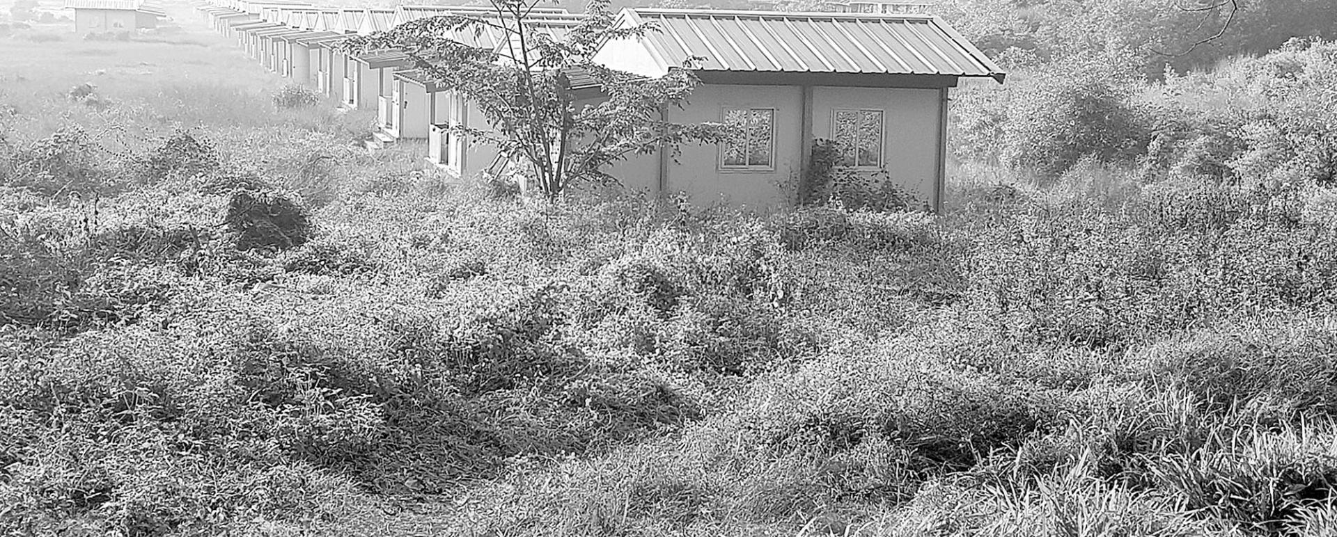 New houses at the burnt village in Maungdaw Township