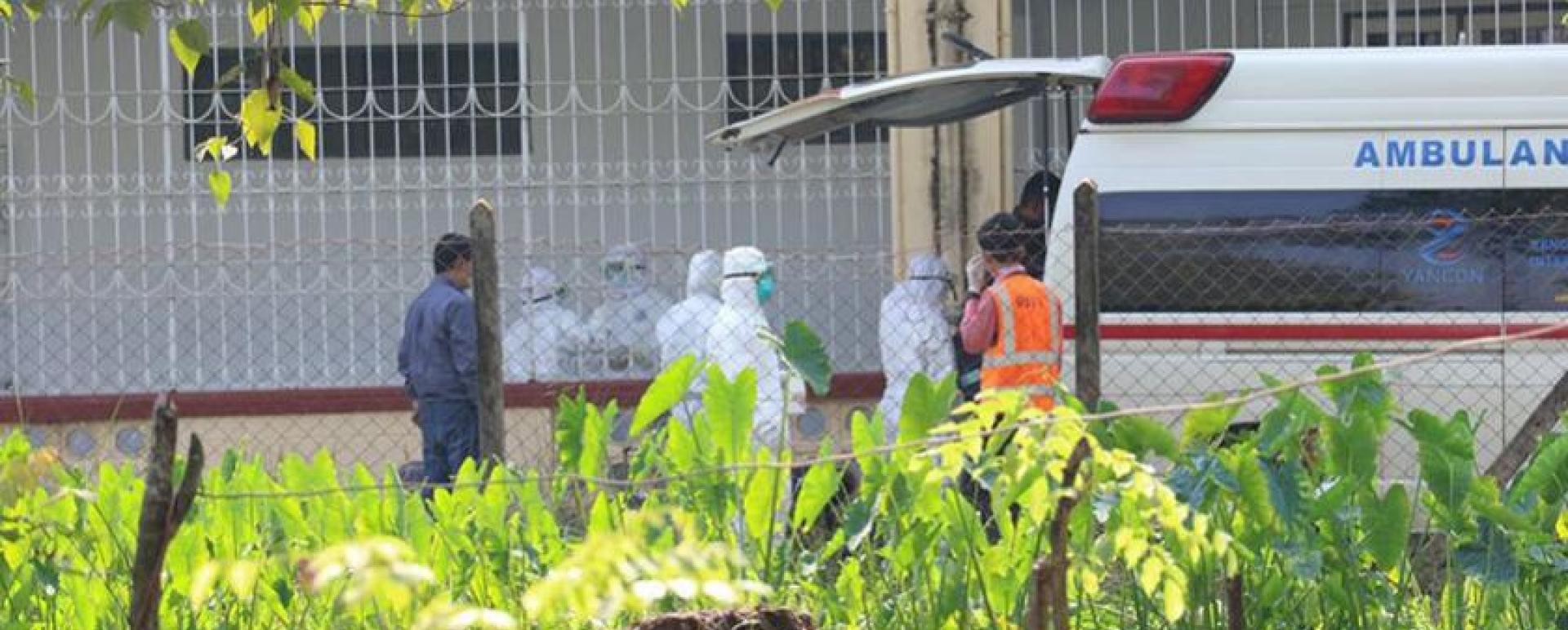 Photo shows Waibargi Specialist Hospital which treats COVID-19 patients (Photo-Aung Myo Thant)