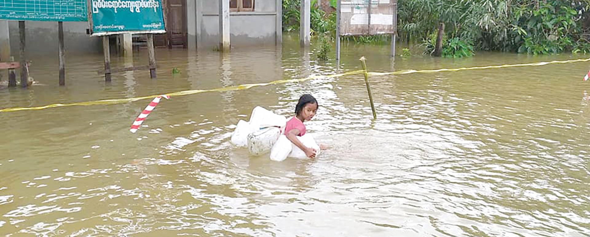 Flooding occurs in Tanithari Region (Photo-Phyo Zin)