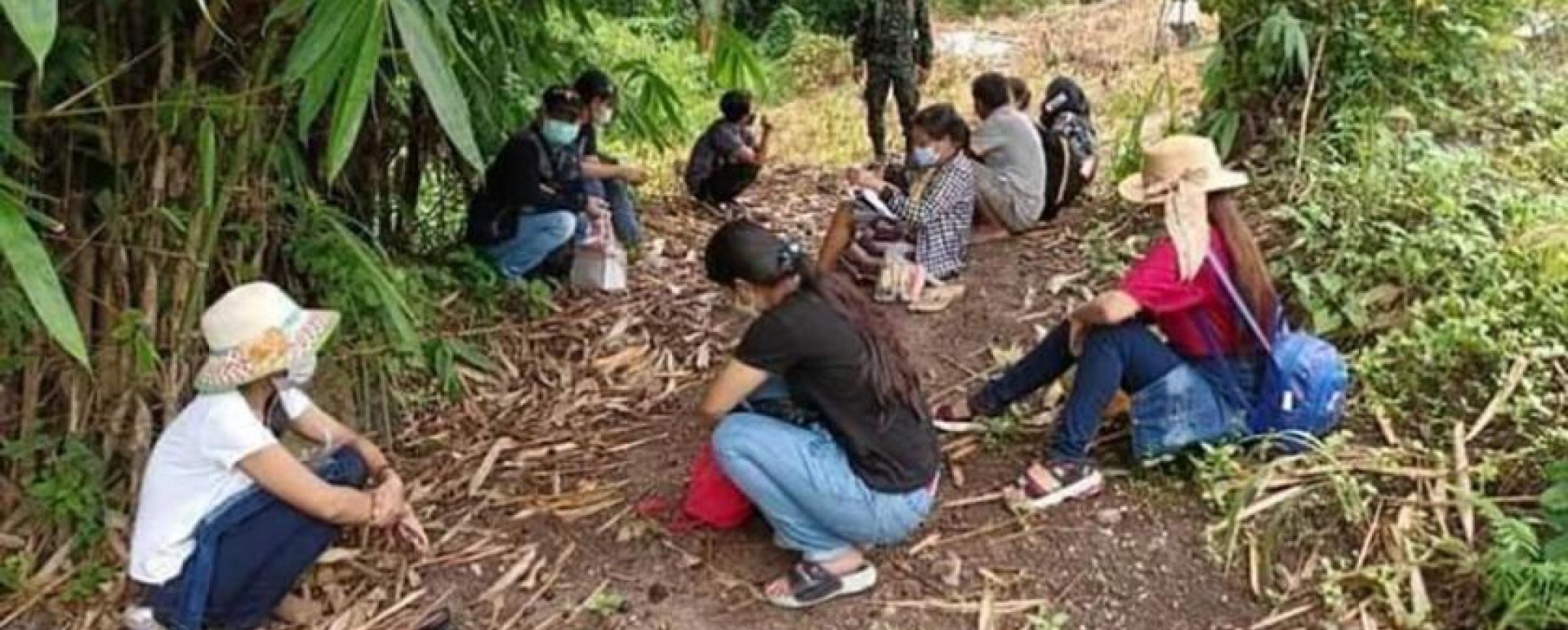 The detained Myanmar citizens