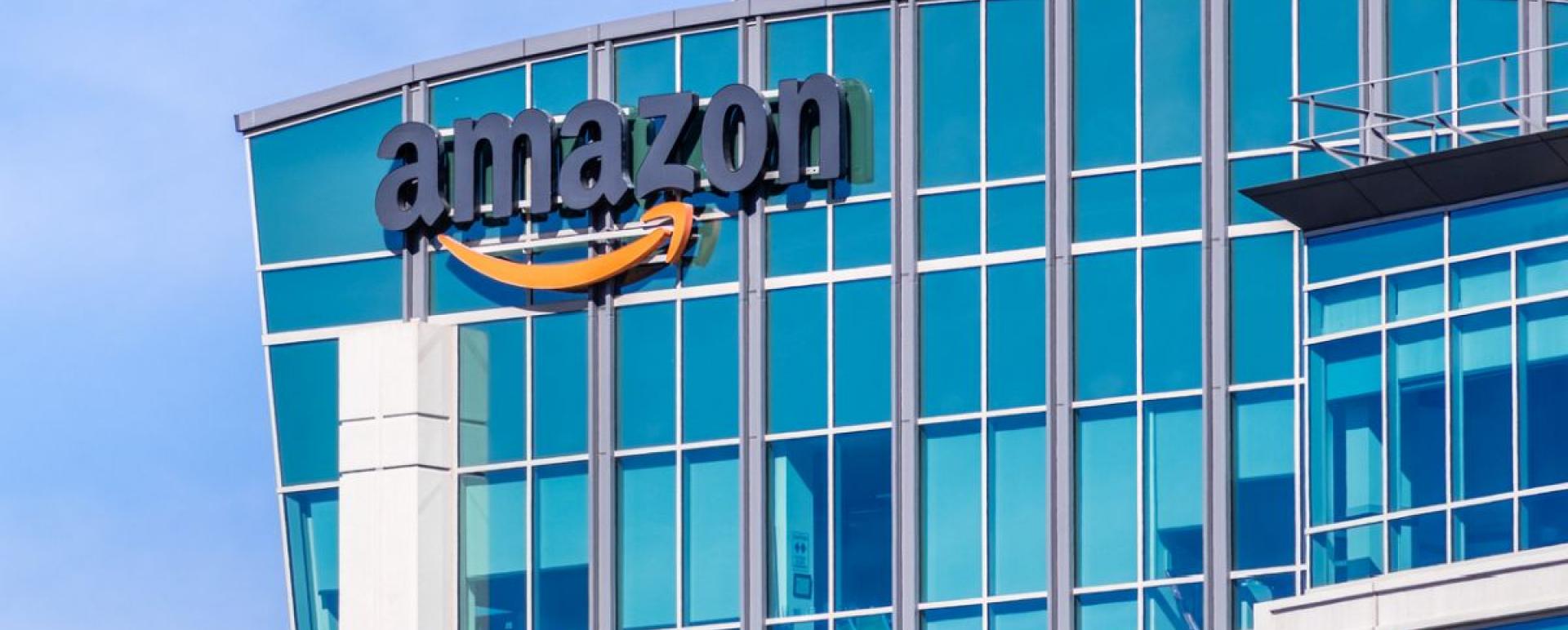 Amazon headquarters located in Silicon Valley. (stock photo)