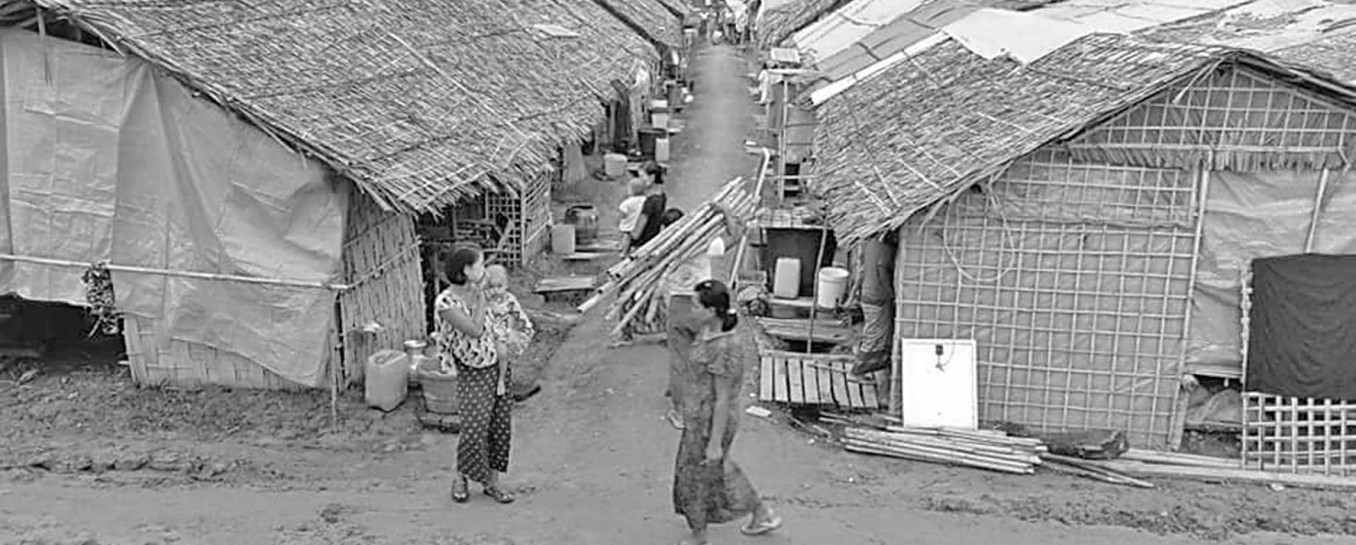 Tainnyo Refugee Camp in Maruk-U Township (Photo-U Wai Hla Aung)