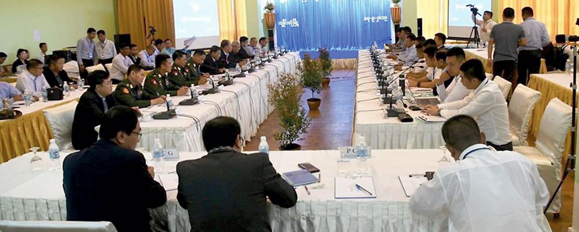 NRPC’s delegates and Northern Alliance held a meeting at Kengtung, on September 17th for signing bilateral ceasefire agreement.