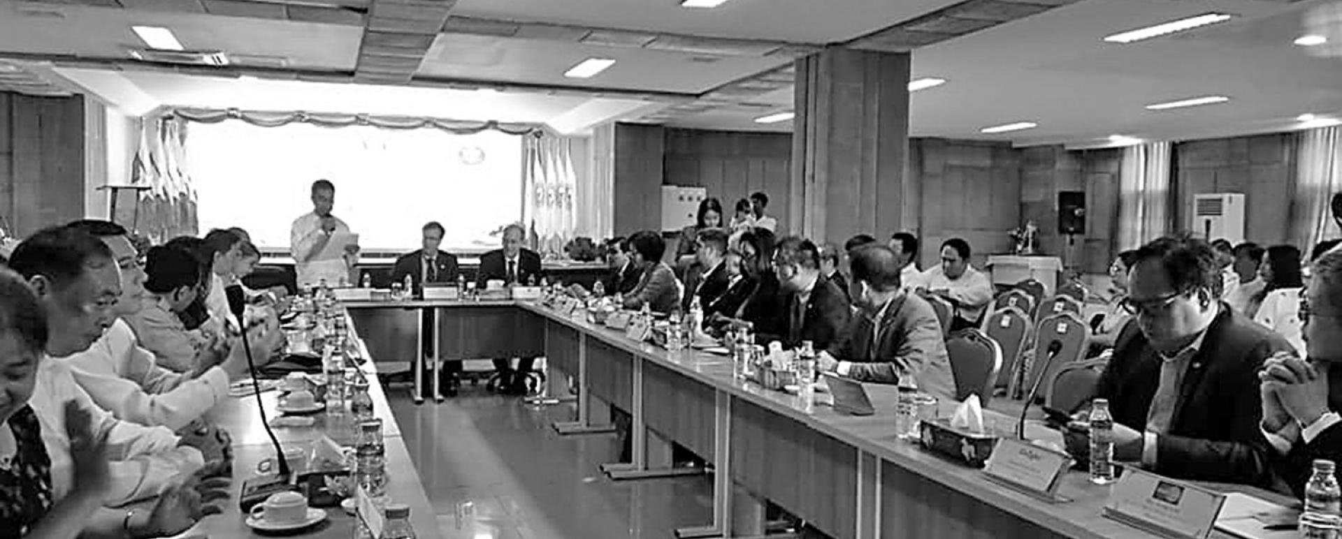 The delegates from US Company met with entrepreneurs at Mandalay Region Chamber of Commerce and Industry’s office