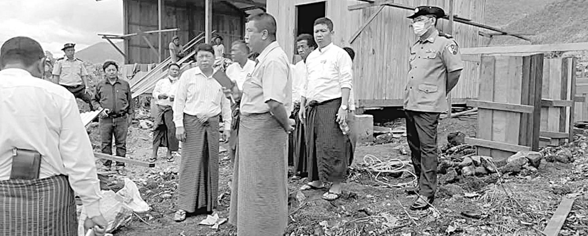 Authorities made an inspection tour in Waibula region, border of Chin State