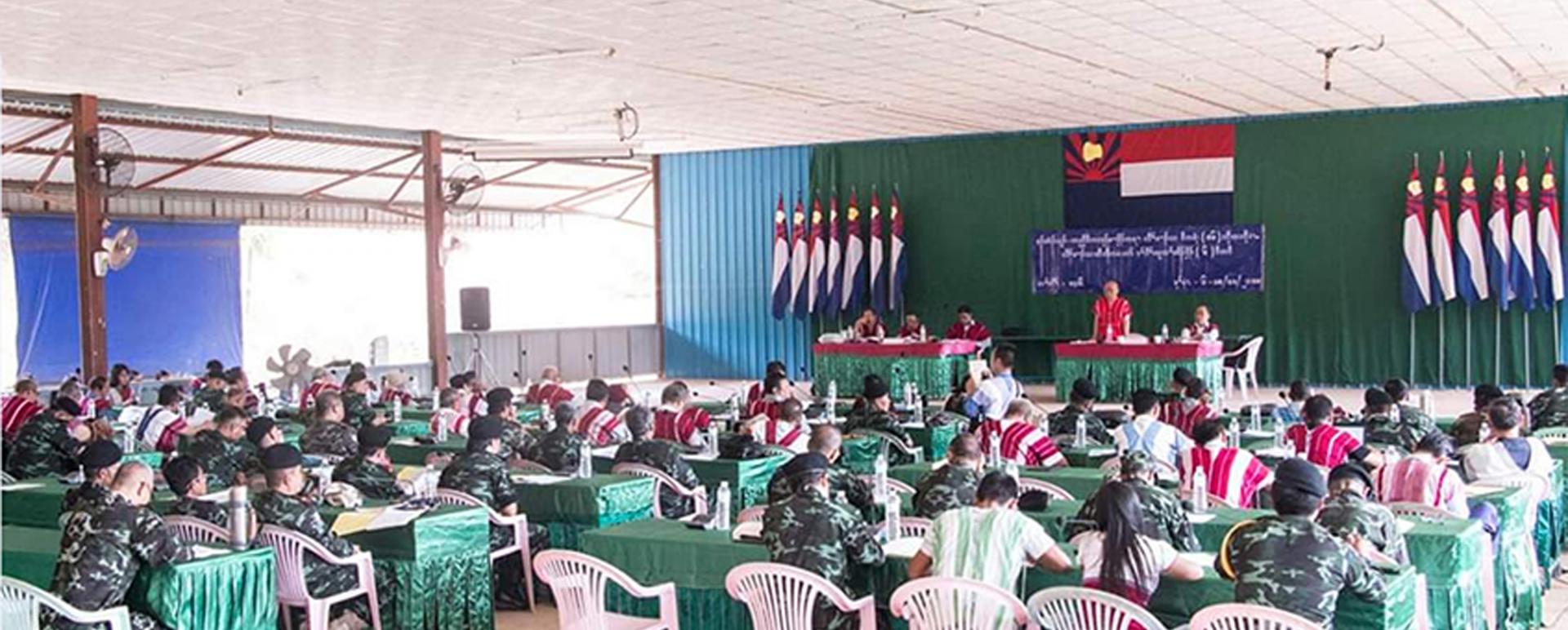 The 6th emergency meeting of Central Permanent Committee of Karen National Union held at Lawkhila (Photo-KNU)