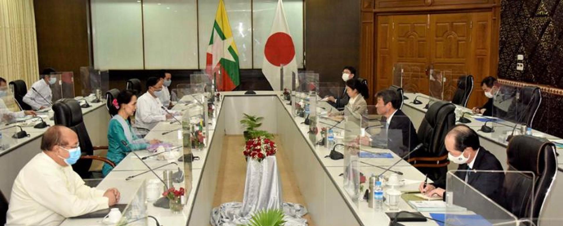 State Counsellor met with the Japanese Foreign Minister on August 24th