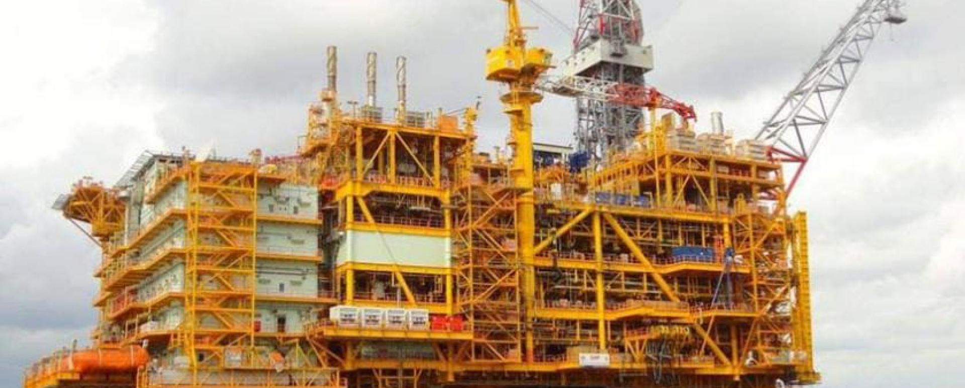 An offshore natural gas project (Photo-MOEE)